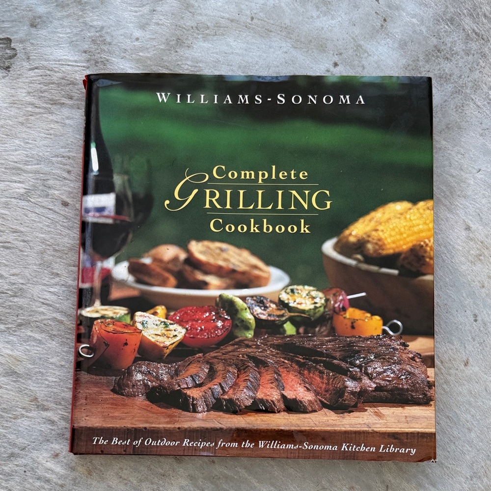 Williams Sonoma Grilling Cookbook Hardcover